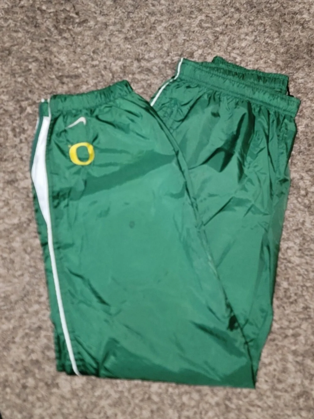 *VINTAGE & RARE* Nike Oregon Ducks Nylon Track Pants size Large Men